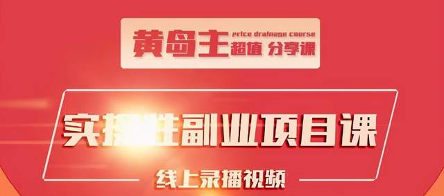 黄岛主实操性小红书副业项目，教你快速起号并出号，万粉单价1000左右_微雨项目网