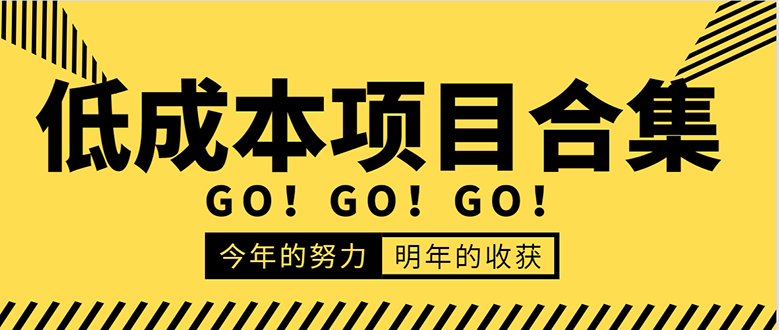 低成本零成本项目合集：赚钱快的慢的、暴利的，线上线下的，价值万元资料_微雨项目网