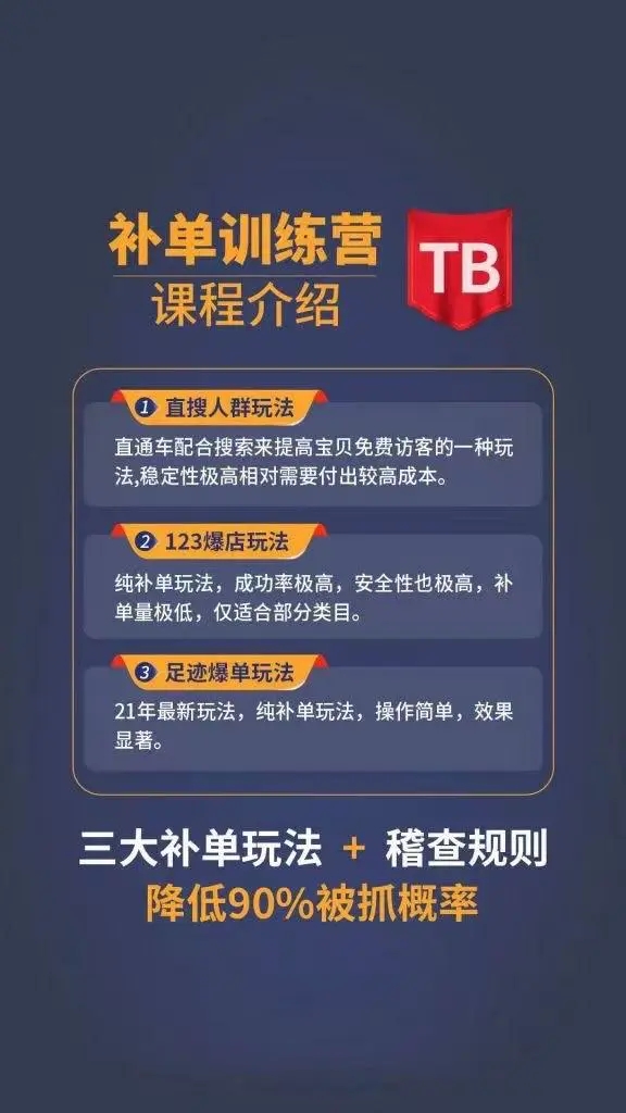 数据蛇淘宝2021最新三大补单玩法+稽查规则，降低90%被抓概率_微雨项目网