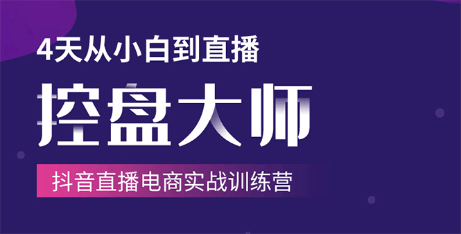 单场直播破百万-技法大揭秘，4天-抖音直播电商实战训练营_微雨项目网