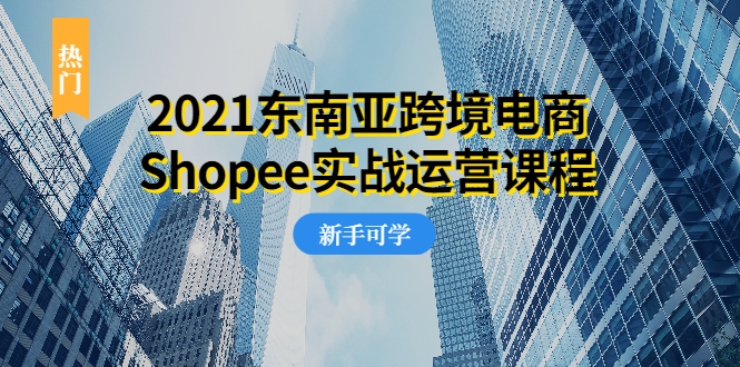 2021东南亚跨境电商Shopee实战运营课程，0基础、0经验、0投资的副业项目_微雨项目网