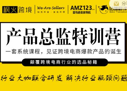 枫火跨境·产品总监特训营，行业大咖联合研发解决行业瓶颈问题_微雨项目网