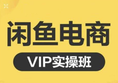 鱼客·闲鱼电商零基础入门到进阶VIP实战课程，帮助你掌握闲鱼电商所需的各项技能_微雨项目网