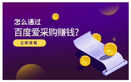 大王·怎么通过百度爱采购赚钱，已经通过百度爱采购完成200多万的销量_微雨项目网