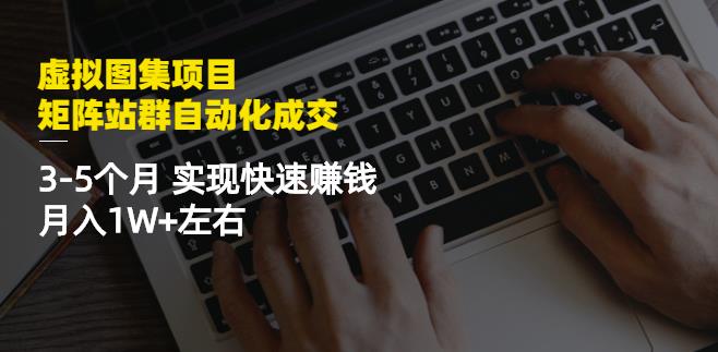 虚拟图集项目：矩阵站群自动化成交，3-5个月实现快速赚钱月入1W+左右_微雨项目网