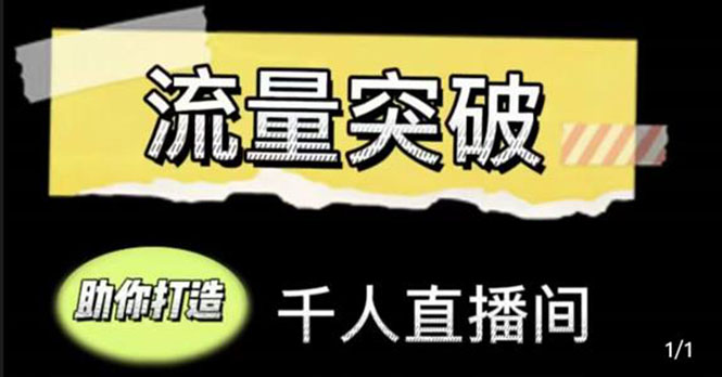 直播运营实战视频课，助你打造千人直播间（14节视频课）_微雨项目网