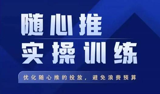 飞哥·随心推实操训练，优化随心推投放，避免浪费预算_微雨项目网