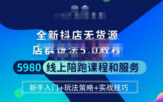 焰麦TNT电商学院·抖店无货源5.0进阶版密训营，小白也能轻松起店运营，让大家少走弯路_微雨项目网