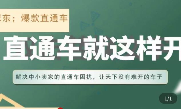 冠东·淘系直通车保姆级教程，全面讲解直通车就那么简单_微雨项目网