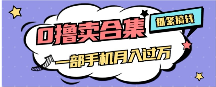 0撸项目月入过万，售卖全套ai工具合集，一单29.9元，一部手机即可【揭秘】_微雨项目网