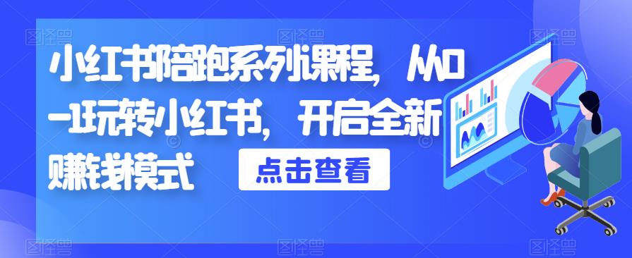 小红书陪跑系列课程，从0-1玩转小红书，开启全新赚钱模式_微雨项目网