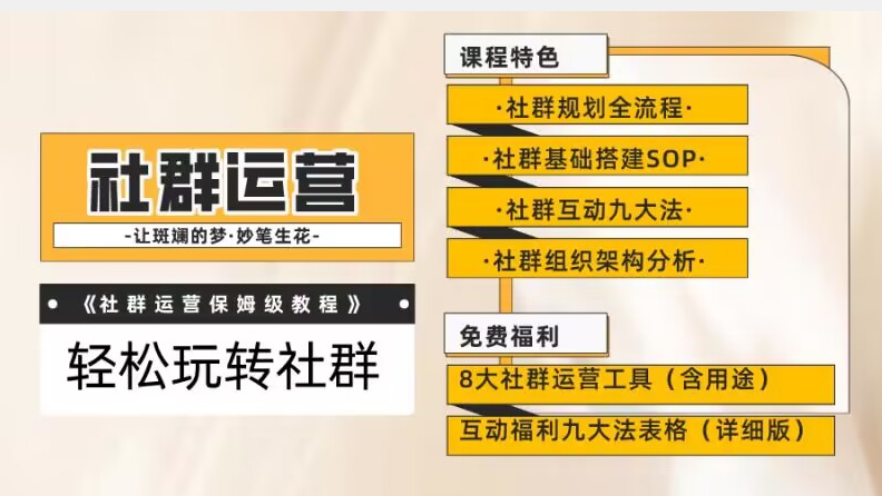 【社群运营】保姆式教程：九大互动法，八款社群运营工具助你轻松玩转社群【揭秘】_微雨项目网