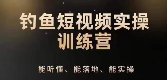 0基础学习钓鱼短视频系统运营实操技巧，钓鱼再到系统性讲解定位ip策划技巧_微雨项目网