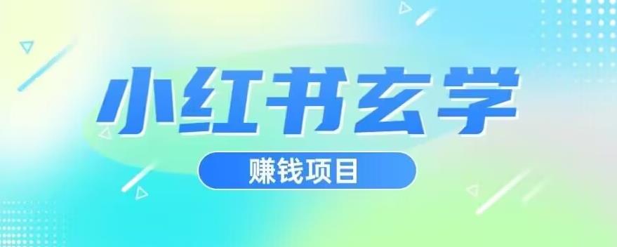 小红书玄学项目，直接上手操作，日入500【揭秘】_微雨项目网