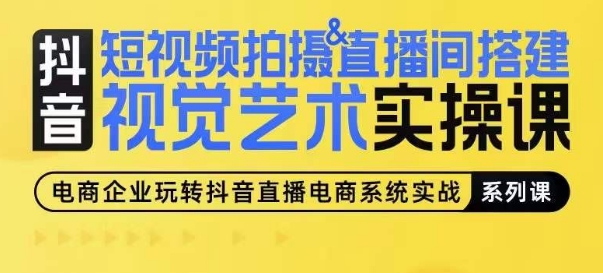 短视频拍摄&直播间搭建视觉艺术实操课，手把手场景演绎，从0-1短视频实操课_微雨项目网