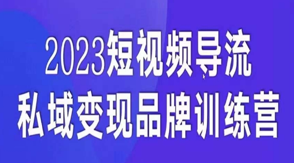 短视频导流·私域变现先导课，5天带你短视频流量实现私域变现_微雨项目网