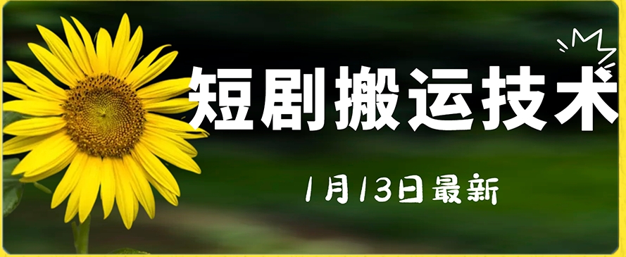 最新短剧搬运技术，电脑手机都可以操作，不限制机型_微雨项目网