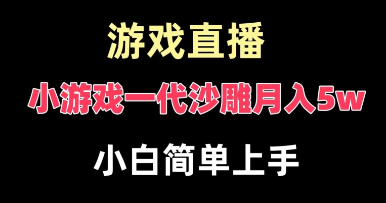 玩小游戏一代沙雕月入5w，爆裂变现，快速拿结果，高级保姆式教学【揭秘】_微雨项目网