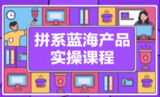 拼系冷门蓝海产品实操课程，从注册店铺到选品上架到流量维护环环相扣_微雨项目网