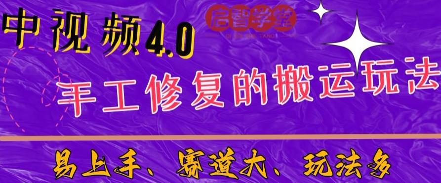 中视频4.0赛道：新手福音，一小时制作，三天过计划，7天看效果【揭秘】_微雨项目网