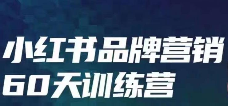 小红书品牌60天训练营第6期，GMV2亿级品牌老板都在学，教会你内容营销底层逻辑_微雨项目网