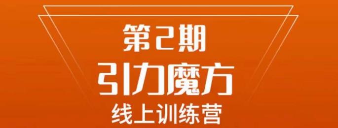 南掌柜·引力魔方拉爆流量班，7天打通你开引力魔方的任督二脉_微雨项目网