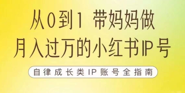 100天小红书训练营【7期】，带你做自媒体博主，每月多赚四位数，自律成长IP账号全指南_微雨项目网