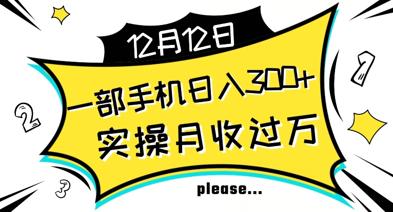 【全网变现首发】新手实操单号日入500+，渠道收益稳定，项目可批量放大【揭秘】_微雨项目网