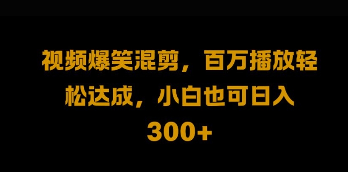 视频号零门槛，爆火视频搬运后二次剪辑，轻松达成日入1k【揭秘】_微雨项目网