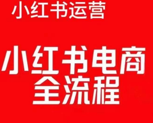 红薯电商实操课，小红书电商全流程_微雨项目网