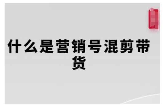 营销号混剪带货，从内容创作到流量变现的全流程，教你用营销号形式做混剪带货_微雨项目网